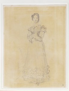 Francoise Leblanc, wife of Jacques-Louis, secretary to Elisa by Jean Auguste Dominique Ingres
