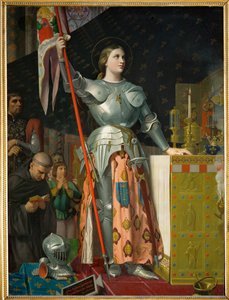 Joan of Arc at the Coronation of King Charles VII in Reims Cathedral by Jean Auguste Dominique Ingres