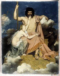 Jupiter and Thetis by Jean Auguste Dominique Ingres