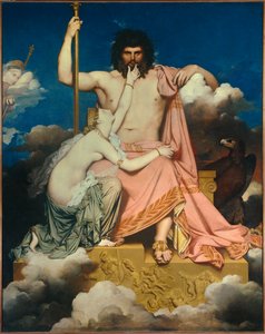 Jupiter and Thetis by Jean Auguste Dominique Ingres