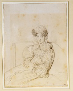 Marie Marcotte de Sainte Marie, sister-in-law of Marcotte by Jean Auguste Dominique Ingres