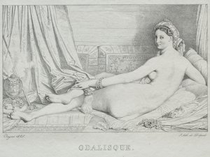 Odalisque by Jean Auguste Dominique Ingres