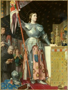Portrait of Joan of Arc at the Sacre of Charles VII by Jean Auguste Dominique Ingres