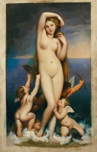 Venus Anadyomene by Jean Auguste Dominique Ingres