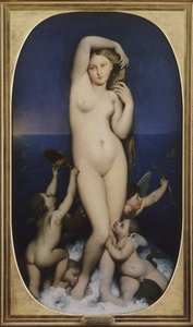 Venus Anadyomene by Jean Auguste Dominique Ingres