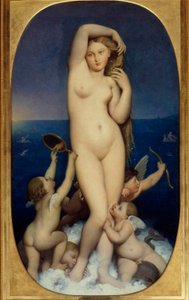 Venus Anadyomene by Jean Auguste Dominique Ingres