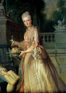 Portrait of Louise Adelaide, Future Duchess of Orleans (detail)