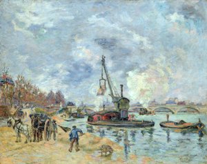 At the Quay de Bercy in Paris