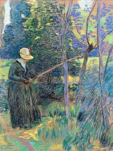 Madame Guillaumin fishing