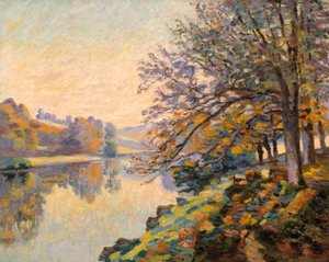 Riverbank, Autumn, c.1910