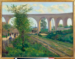 The Aqueduct at Arcueil, Railway Line of Sceaux