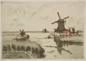 View from Saardam by Jean Baptiste Armand Guillaumin