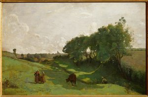 The Valley by Jean Baptiste Camille Corot