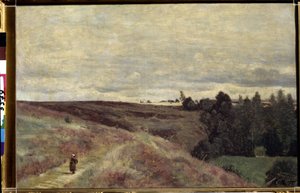 Heather Covered Hills Near Vimoutiers