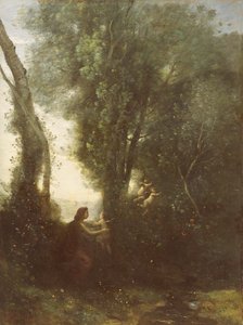 Morning by Jean Baptiste Camille Corot
