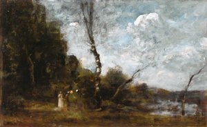 Three Peasant Women by a Wood