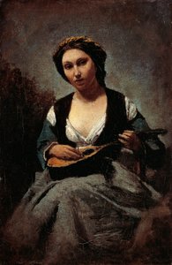 Woman with Mandolin