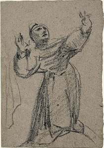 Kneeling Figure with Arms Raised by Jean Baptiste Carpeaux