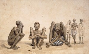Slaves of Rio Janeiro, c. 1825-6 by Jean Baptiste Debret