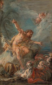 Saint John the Baptist Preaching in the Desert, 1758-64 by Jean Baptiste Deshays