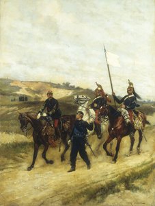 A Cavalry Officer and Dragoons