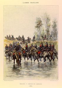 Types and Uniforms of the French Army: Dragons; Field Service in 1885, Private Collection by Jean Baptiste Edouard Detaille