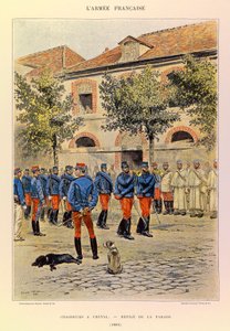 Types and Uniforms of the French Army of Captain Jules Richard, Illustrated by Edouard Detaille: Hunters on Horseback; Parade in 1886