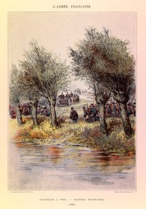 Hunters on Foot; the Great Manoeuvres in 1885 by Jean Baptiste Edouard Detaille