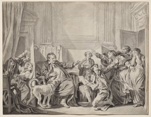 The Guilty and Repentant Daughter by Jean Baptiste Greuze