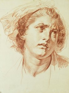 The Head of a Woman looking up to the right