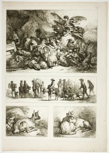 Plate 33 of 38 from Oeuvres de J. B. Huet