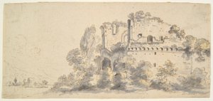 Italian Landscape with Ruins