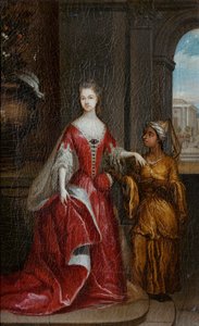 Elisabeth Savage (1699-1746). Wife of Frederick of Nassau-Zuylensteyn, Earl of Rochford by Jean Baptiste Lantscroon