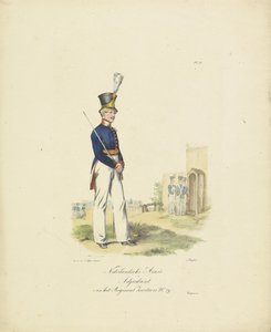 Adjutant of the Swiss Regiment, 1820-1825