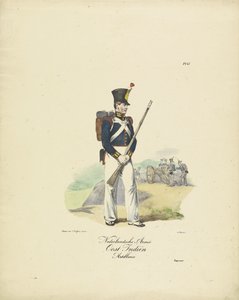 Artilleryman of the Dutch East Indies Army, 1820-1825