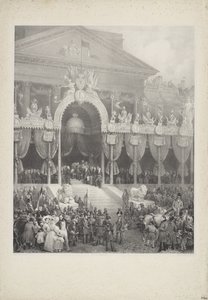 Inauguration of Leopold I as King of the Belgians, 1831 by Jean Baptiste Madou