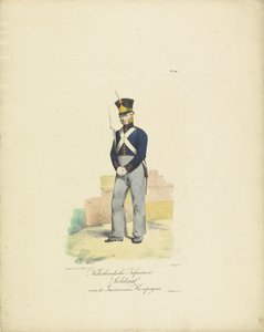 Soldier of the Garrison Company, 1820-1825