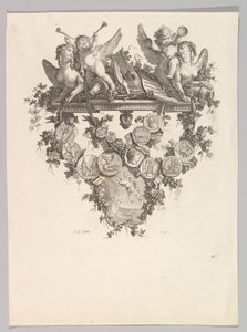 Vignette with Sphinxes and Putti, 1779