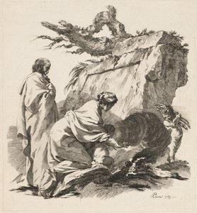 Rest on the Flight into Egypt by Jean Baptiste Marie Pierre