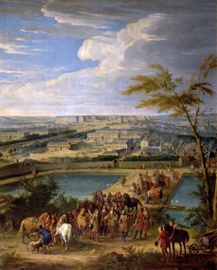 View of the City and Palace of Versailles, as Seen from the Montbauron Hill
