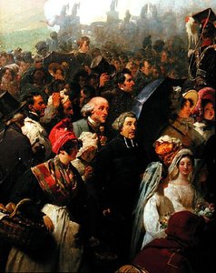 King Louis-Philippe visiting the old battlefield of Valmy, 8th June 1831 (detail)