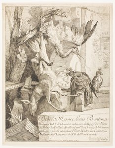 Four Hunting Subjects, No. 1 by Jean Baptiste Oudry