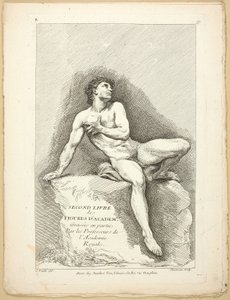 Figure (recto and verso), from Seconde livre de figures d’Academies gravées en Partie par les Professeurs de l’Académie Royale by Jean Baptiste Perronneau