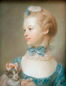Girl with Cat