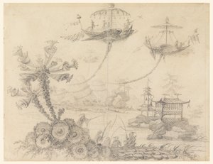 Chinoiserie Fantasy by Jean Baptiste Pillement