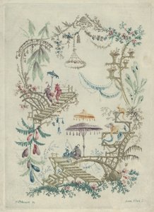 Chinoiserie from Nouvelle Suite de Cahiers Arabesques Chinois