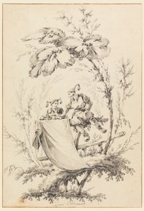 Design for Title Page, Cahier des Parasols Chinois