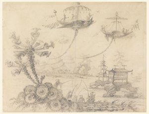 Chinoiserie Fantasy, 1770–90 by Jean Baptiste Pillement