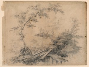 Chinoiserie Fantasy, ca. 1780 by Jean Baptiste Pillement