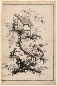 Plate, from Suite de Jeu Chinois